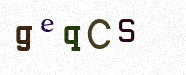 Visual Confirmation Security Code